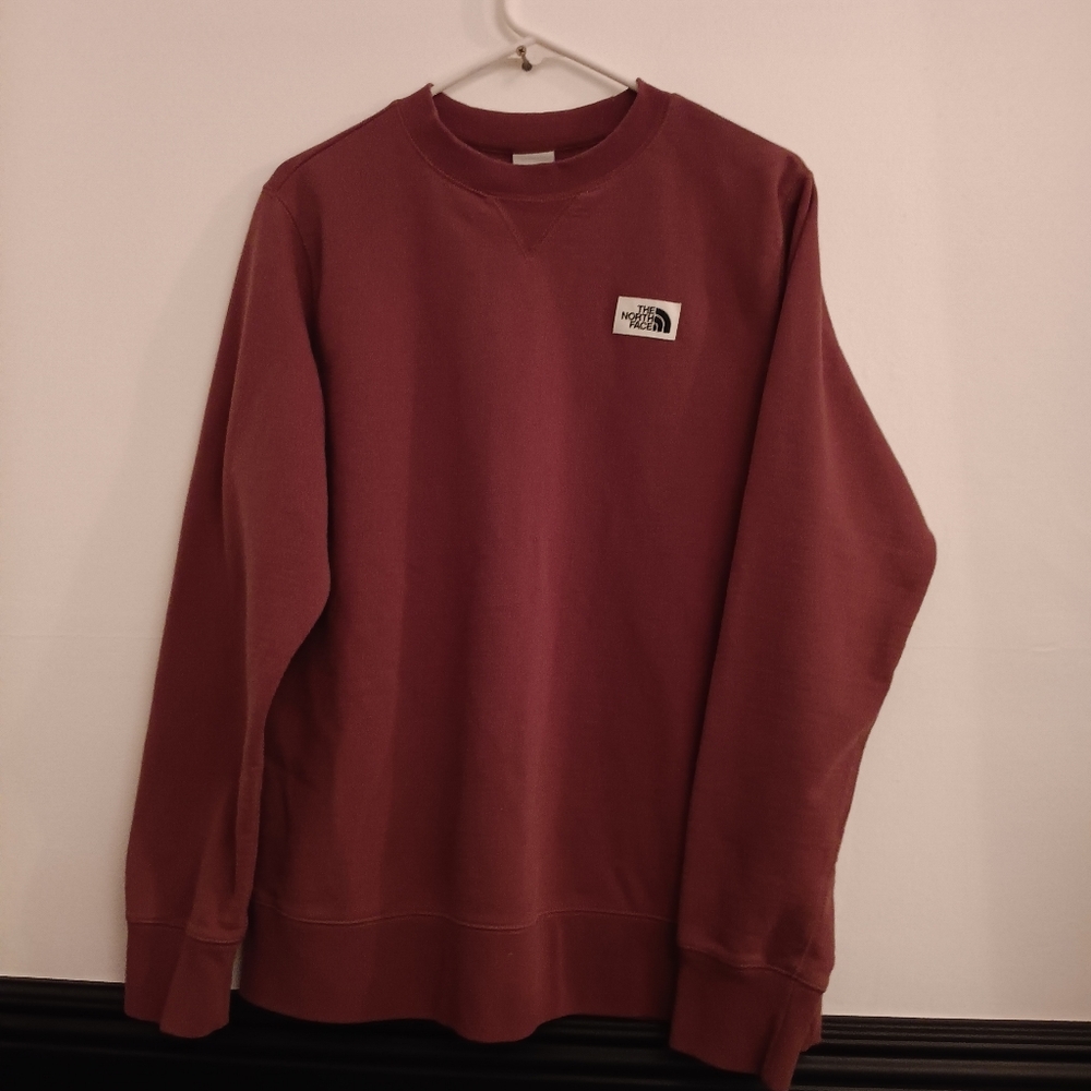 The North Face Heritage Patch Crewneck Sweatshirt Beetroot Mauve